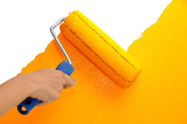 Egger Terrassement - Illustration ouvrier qui peint un mur